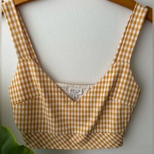 Lelis / Gingham Top / Sz Small